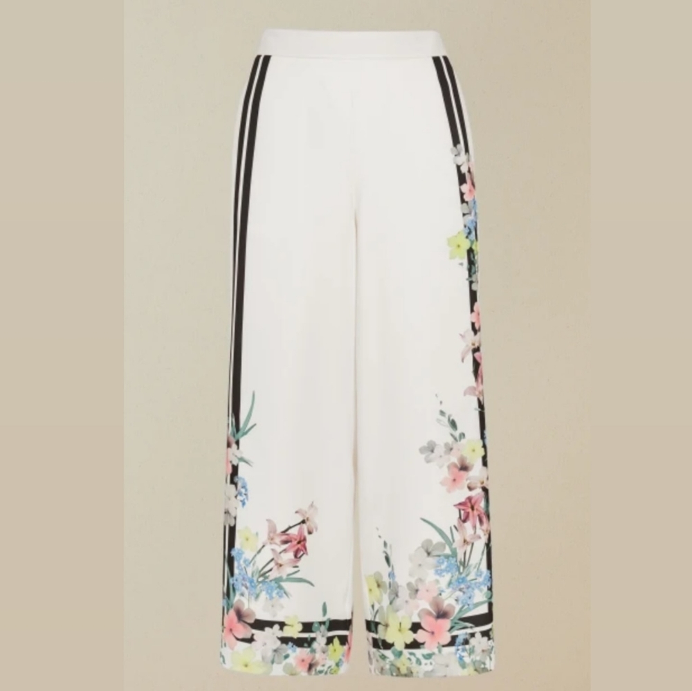 Ted Baker GIGGI capris culottes sports luxe pants - Picture 5 of 7